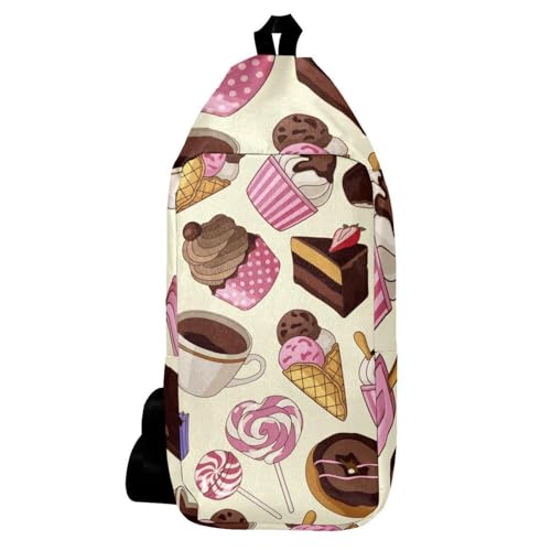 Sac à dos à bandoulière ergonomique 16x36.5x8.4cm anti-encombrement