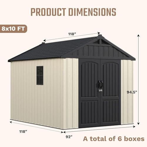 Backyard Storage Shed 8x10