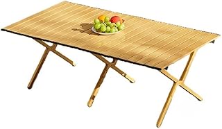Portable Wood Color Folding Table for Outdoor Camping