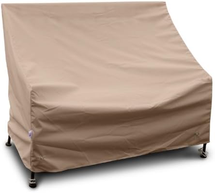 KoverRoos Weathermax 44202 4-Feet Bench/Glider Cover, 51-Inch Width by 26-Inch Diameter by 35-Inch Height, Toast