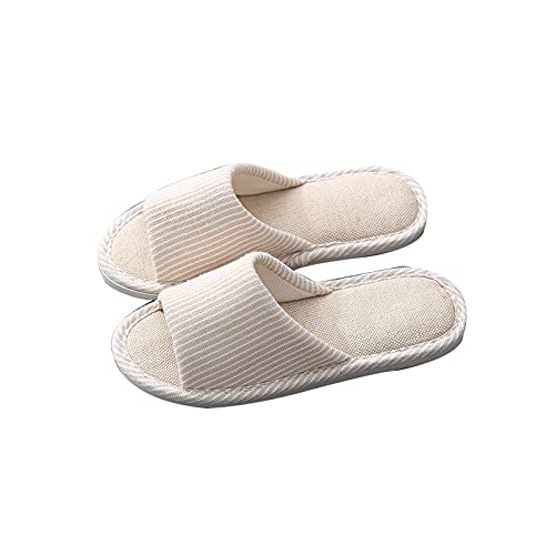 Pantoufles pour hommes et femmes au design épuré en coton premium