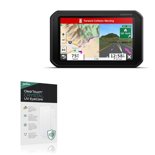 BoxWave Screen Protector Compatible With Garmin RV 785 - ClearTouch Crystal Anti-UV EyeCare (2-Pack), Filters out Harmful Blue Light Reduce Fatigue