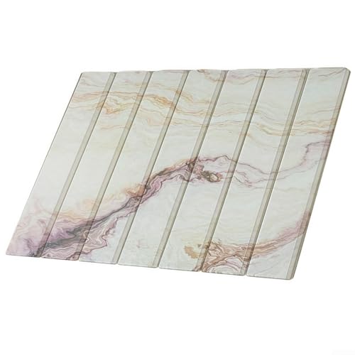 Tapete absorbente de diatomeas para secado de platos para uso en encimera de cocina con diseño plegable para ahorrar espacio y eliminar rápidamente la humedad (D)