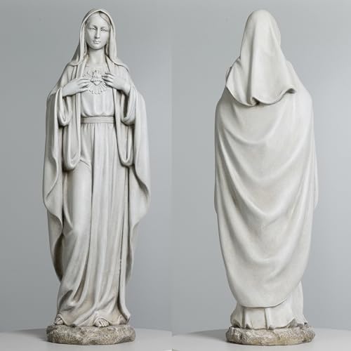 Estatua Católica Virgen María 24.5 pulgadas miniatura 7