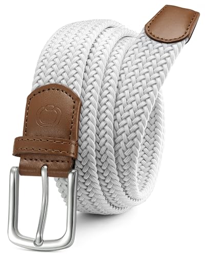 Image of CHAOREN Mens Belt - Braided Stretch Golf Belt for Men 1 3 /8 inch- Gift for Golf Pants Casual Shorts Jeans
