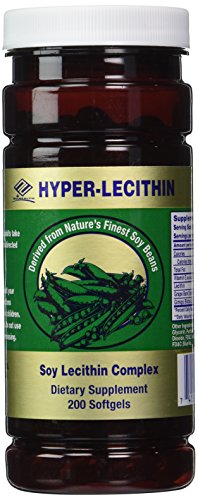NU Health Hyper-lecithin (200 softgels) Complexo de lecitina de soja
