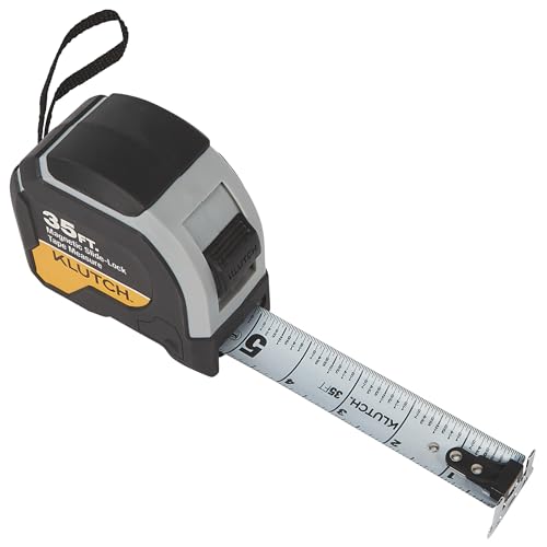 Cinta Métrica Klutch 35ft con Seguro Deslizante y Gancho Magnético miniatura 4