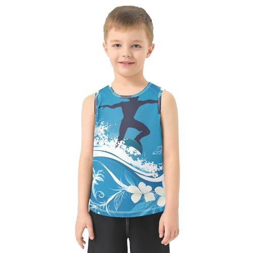 Boys Sleeveless Tank Tops Shirts Athletic Undershirts2