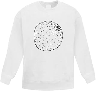 Azeeda 'Whole Orange' Kid's Sweatshirt/Jumper (9-11 Years) (KW00021034)
