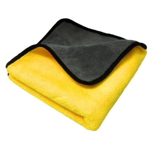Microfiber Cleaning Cloth - Highly Absorbent, Streak-Free, Scratch-Free, Multipurpose for Home, Car, Stainless Steel, Washable, 500 GSM,Cotton Size - 40 x 40 cm, Multicolour Pack of 1
