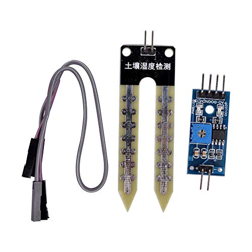 FairytaleMM Technology Production Accessories Induction Detection Soil Temperature And Humidity Module(Blue)