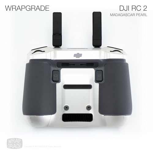 WRAPGRADE Skin Stickers Compatible with DJI RC 2 (MADAGASCAR PEARL), DJI RC 2, 17.5 x 13.5 cm - Image 3