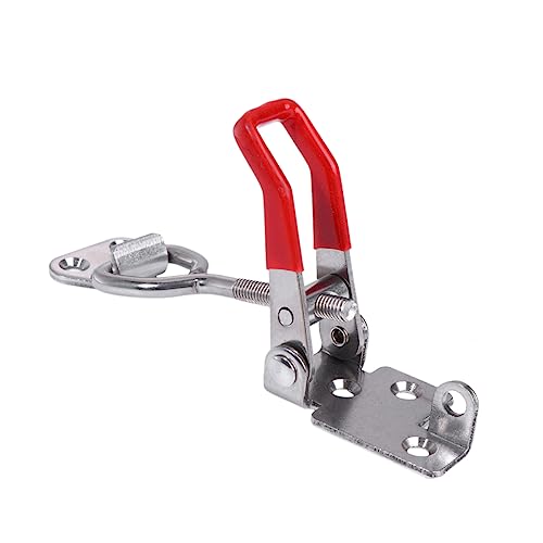 TOBBOMEY Vertical Toggle Latch Clamp Stainless Steel Quick Release for Cabinet Door Box Installation