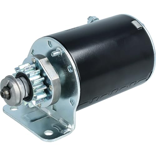 vhbw Motor de arranque compatible con John Deere SABRE 1742HS - Con 14 dientes piñón de acero, 12 V
