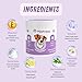 Pawhuggy - 100 Finger Wipes - Pet Dental Wipes for Dogs & Cats - Dog Teeth Cleaning Powder & Toothpaste Alternative - Dog & Cat Teeth Cleaning Wipes - Freshen Breath & Reduce Plaque