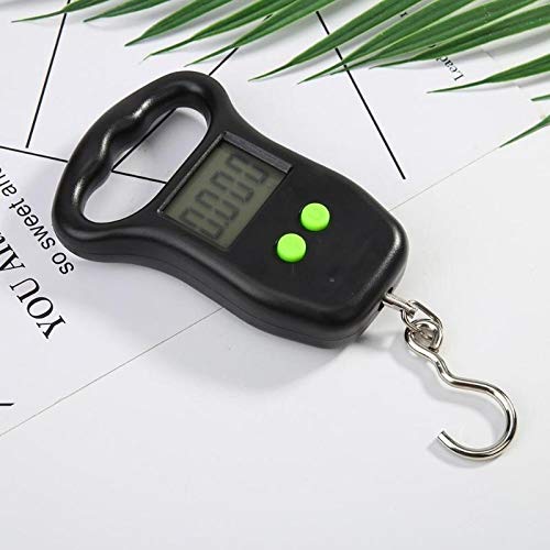 50Kg/10G Digital Electric Luggage Scale LCD Display Suitcase Weight Steelyard Fishing Pocket Weight Scale Accurate Measurement