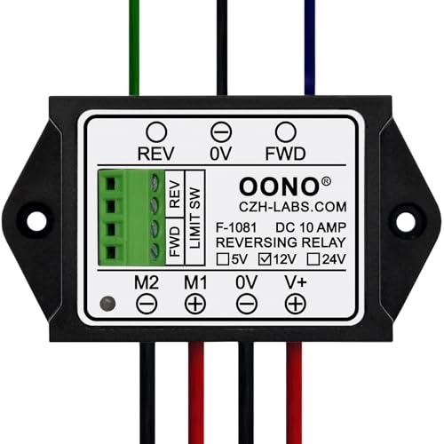 Relais d'inversion DC 12V 10A avec arrêt automatique sur fin de course de moteur