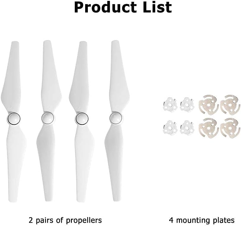 Phantom 4 Pro V2.0 9450S Low-Noise Propeller Blade, 4pcs Replacement Spare Prop Blades for DJI Phantom 4 Pro V2.0/ Phantom 4 Pro/Phantom 4 Advanced Drone Accessories