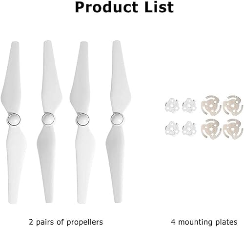Miniatura 5 de Phantom 4 Pro V2.0 9450S - Cuchilla de hélice de bajo ruido, 4 piezas de repuesto de repuesto para DJI Phantom 4 Pro V2.0Phantom 4 ProPhantom 4