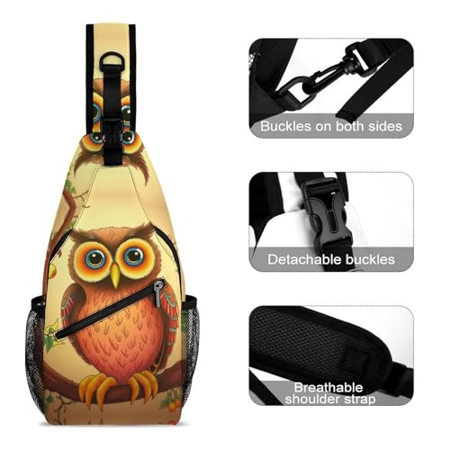 Mochila tipo bandolera blanca para día y senderismo miniatura 3