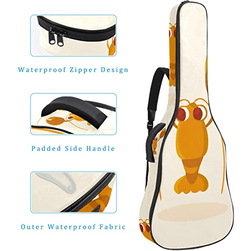 Housse de guitare acoustique rétro humoristique Alien 1 cm d’épaisseur avec rembourrage étanche 101,6 cm, 104,1 cm, 106… - Les Beatles, Paul McCartney, John Lennon, RIngo Starr, George Harrison Housse de guitare acoustique rétro humoristique Alien 1 cm d'épaisseur avec rembourrage étanche 101,6 cm, 104,1 cm, 106… – Image 5