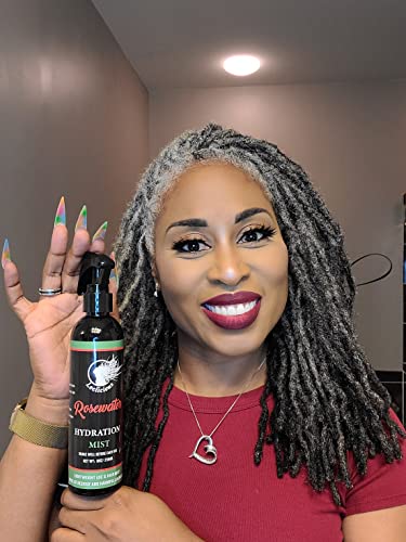 LOCLICIOUS Hidratante Mist de Agua de Rosas para Cabello 8oz miniatura 4