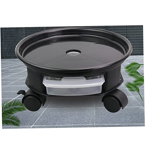 Support de pot de fleurs noir design et robuste pour intérieur chic - 2