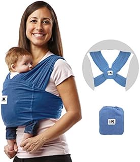 Baby K'tan Original Baby Wrap Carrier, Infant and Child Sling - Simple Pre-Wrapped