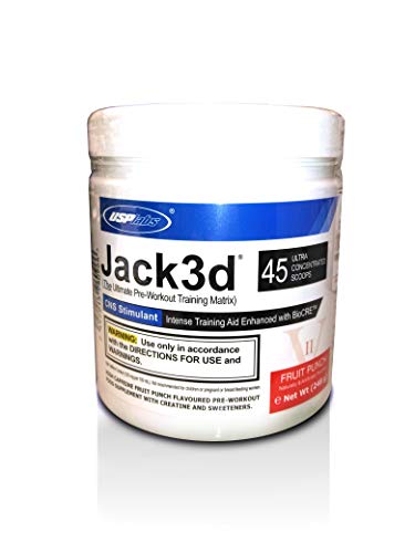 USP labs  Jack3d  CNS Stimulate  Pre-Workout Booster Matrix  45 Servings Fruit Punch  Net Wt (248 g)
