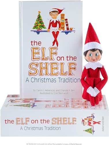 Elf on the Shelf Christmas Tradition Set with Elf Book (Girl with Blue Eyes) Elf on the Shelf Christmas Tradition Set with Elf Book (Girl with Blue Eyes)
