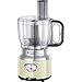 Produktbild Russell Hobbs Küchenmaschine Retro creme, Retro-Anzeige, Standmixeraufsatz, Rührschüssel, Edelstahlscheibe (Schneiden&Raspeln), Teigwerkzeug, 850W Zerkleinerer, kompakter Food Processor 25182-56