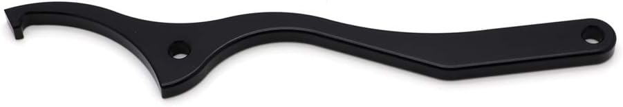 Rear Shock Spanner Wrench WP Shocks Tool For 125-500 2017-2022, 125-450 SX/SXF/XC/XCF 2016-2022, Husqvana 125-501 TE/FE/TC/FC/TX/FX 2017-2022 Black