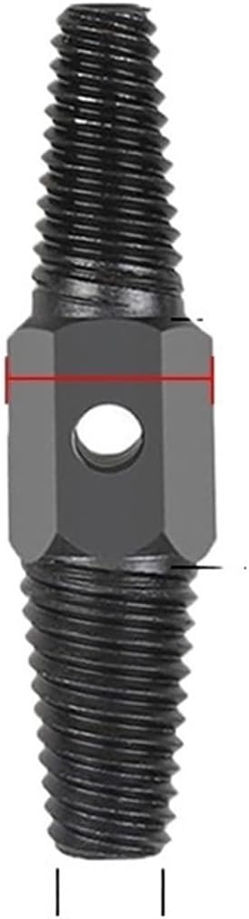 Compatible for TOOLEYE Double Head Screw Extractor Drill Bits Set Damaged Water Pipe Broken Bolt Screws Remover Tools Valve Thread Repair Taps(Extractor Two Head)