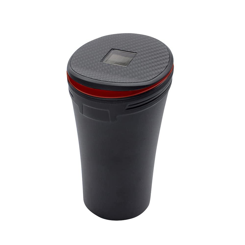 Amazon.co.jp: Tsuchiya Yac ZE-73 Big Carbon Ashtray, Red : Automotive