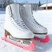 Ice Skate Guards, Ice Skate Covers Hockey Skate Guards Hockey Skate Guards Figure Skating, Adjustable Skate Guards Ice Hockey Skate Accessories for Kids Adults Ice Skating, Figure Skates, (Pink)