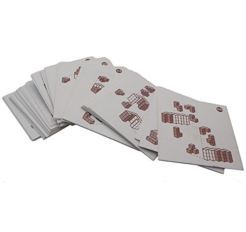 Soma Cube Puzzle Wooden With 50 Playing Cards 3D Brain Teaser In A Large Size #TOP5