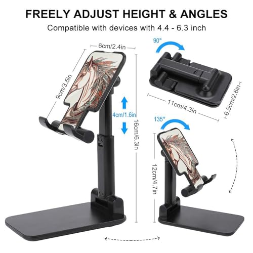 Support de téléphone pliable réglable bureau pour iPhone Android motif Cupidon - 2
