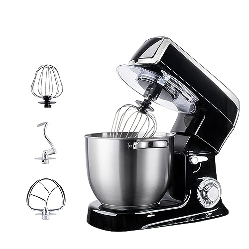 Electric Stand Mixer for Baking 6 Speeds with Pulse Function Food Mixer with 7.5L Stainless Steel Mixing Bowl, Dough Hook, Wire Whip & Beater Optional Accessories Juicer, Meat Grinder 1500W (Size : S