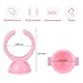 MEKK 300PCS Disposable Glue Rings for Eyelash Extensions, Professional Lash Adhesive Rings for Precision Application, Salon & Home Use Eyelash Supplies-Pink