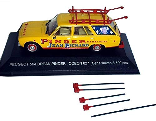 Odeon Peugeot 504 Break du Cirque PINDER 1/43 Série Limitée 500 Ex