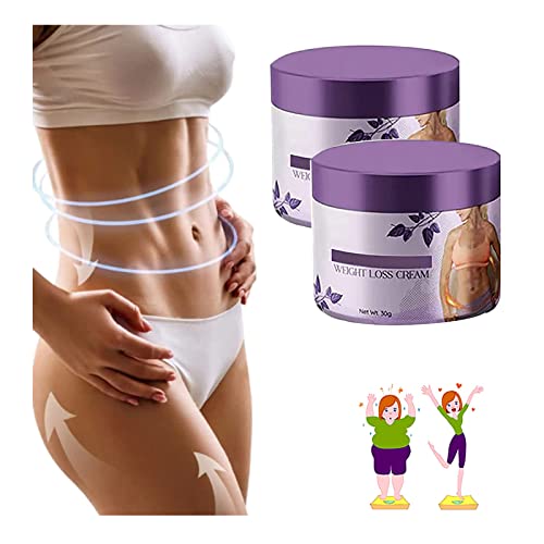 Zakdavi Kenyan Purple Leaves Weight Loss Cream, Fat Burning Cream, Anti Cellulite Cream, Sweat And Fat Burning Cream, For Women Stomach, Legs, Abdomen, Arms, Buttocks (2Pcs)