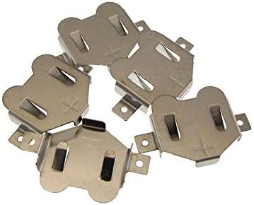 Clip de contacto de la batería SMD para CR1220 batería de celda de la moneda Paquete de 5