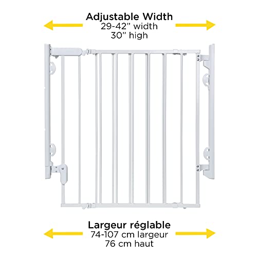 Safety 1St Ready To Install Baby Gate (White), 42X28 Inch (Pack Of 1) #TOP1