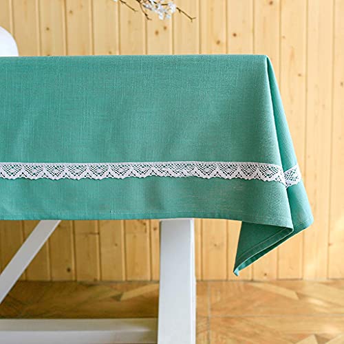 Nappe rectangulaire verte anti-poussière pour protéger la table
