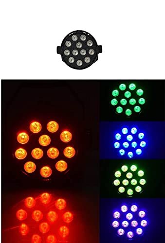 tiwaricsLED PAR Light - 12 X 2W 8IN1 for DJ Disco Party, Stage Li...
