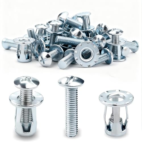 eupdd 50 Pièces M4 x 20/M8 x 30mm Cheville Placo Charge Lourde: Cheville À Expansion, Kit D'Ancrage Mural pour Cloisons Sèches et Gypsum