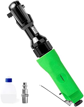 Dotool 3/8" Air Ratchet Wrench 50 ft-lbs Max Torque Output Professional Pneumatic Aluminum 160 RPM Comfort Grip, Lightweight, Compact, Forward/Reverse Control