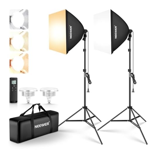NEEWER 24"x24" Softbox Lighting Kit