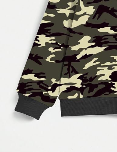 Image of Boys Clothes Fall Winter Outfits Camouflage Long Sleeve Hoodie and Pants 2PC Kids Clothes Boys for 5-14 Years