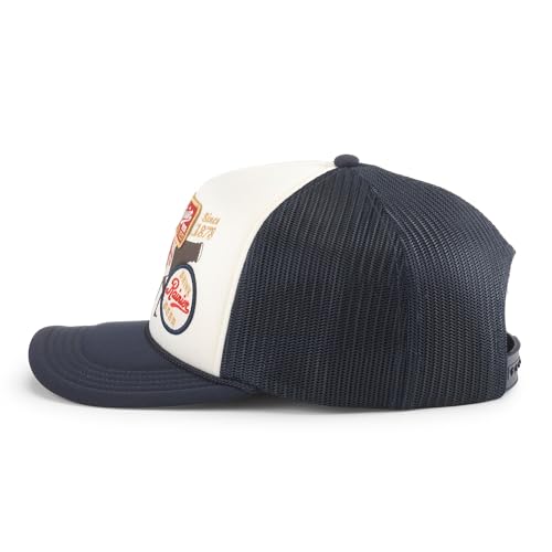Image of AMERICAN NEEDLE Rainier Beer Unisex Adjustable Snapback Baseball Hat